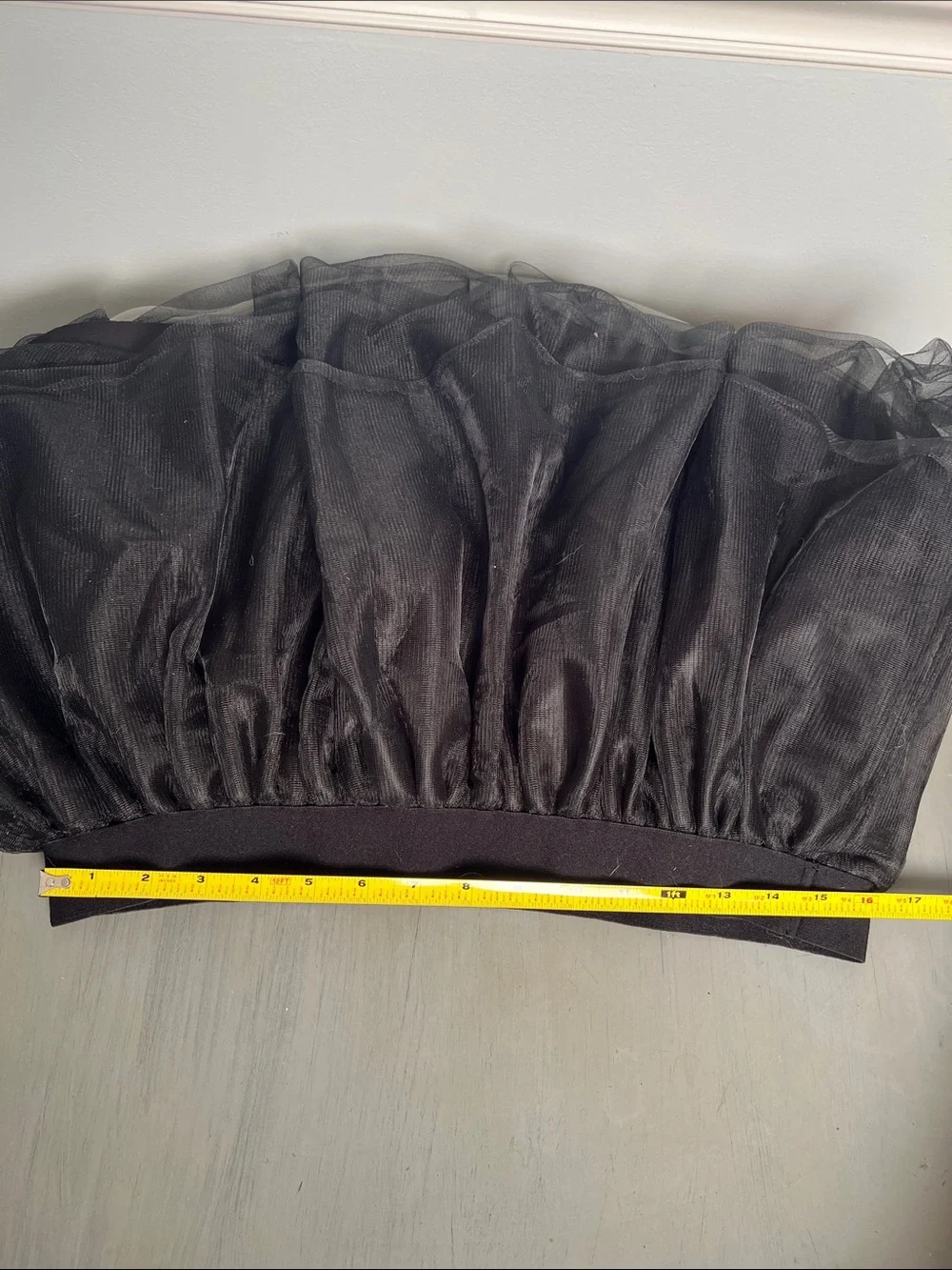 Spirit Black Tulle Skirt - Short Layered Circle Skirt Halloween Costume